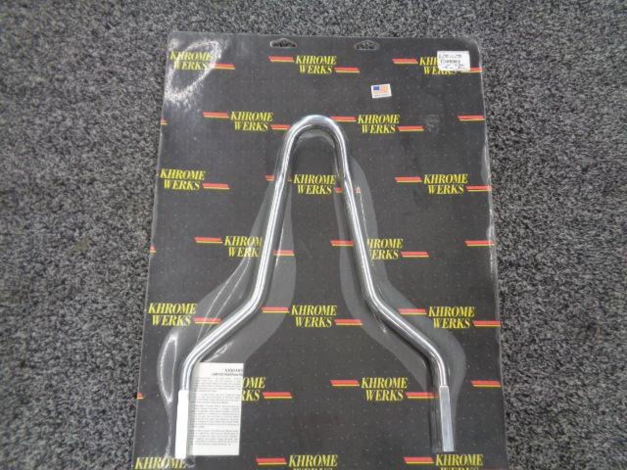 KHROME WERKS シーシーバー ROUND 631030 06-08FXST 07-08FLSTF | バイク用品 外装 バックレスト ...