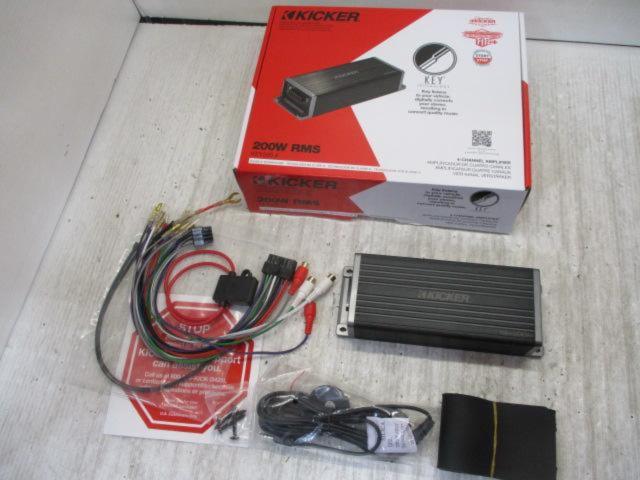 新品・未使用】KICKER KEY200.4 紡ぎ 200W RMS パワーアンプ