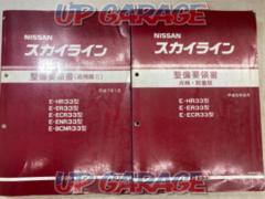 The price cut has closed !!
First come, first served !!
Nissan
For R33 type Skyline
Service manual
2 volume set
[Product number: A006026/A006023]