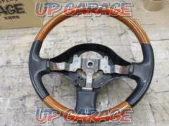 ◇ Price reduced Daihatsu genuine wood combination steering wheel
