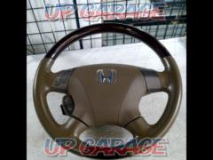 HONDA
RP system
Elysion
Genuine wood leather combination steering
I reviewed the price!