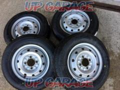unused with tire 
TOPY (Topy)
Steel
+
BRIDGESTONE (Bridgestone)
K370
145 / 80-12
80 / 78N
LT
Set of 4