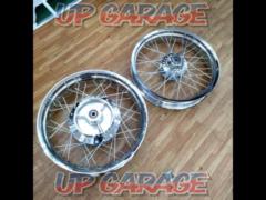 Manufacturer unknown spoke plated wheels
18 inches