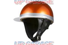 NBS(エヌビーエス) ヘルメット コルク半 三つボタン オレンジラメ KC-029LB [701008]
