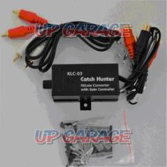 Akuhiru
Catch
Hunter
Hi / Lo converter with gain controller
KLC-03
Impedance: Output 80Ω
Input 12Ω
Maximum input voltage
5.7V
Can be used exclusively for gain controller