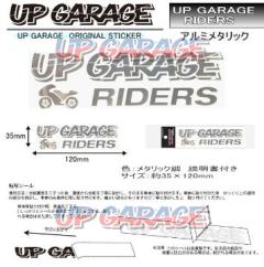 UPGARAGE
Original sticker
UPGARAGE
RIDERS
12cm
aluminum metallic
9627-1