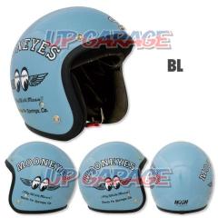 MOONEYES
BK073BL
Fly
with
MOON
Jet
helmet
Blue Gray