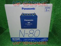 Panasonic caos Blue Battery N-80 アイドリングストップ車用 X02304