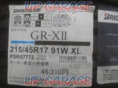 BRIDGESTONE REGNO GR-XⅡ 215/45-17 未使用 4本セット