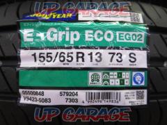 GOODYEAR EfficentGrip ECO EG02 155/65R13 ’24年製 新品4本セット