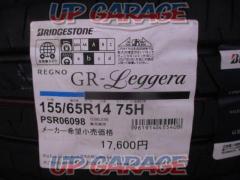 BRIDGESTONE REGNO GR-Leggera 155/65R14 ’24年製造 新品 4本セット