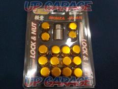 MONZA ロック&ナットセット NRN-1270R M12xP1.5 オレンジ 16P