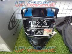 RS TAICHI HJC オフロードヘルメット DS-X1 黒青 サイズL