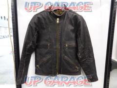 UP-START 牛革 レザージャケット サイズ:36(S) 黒