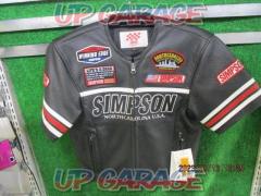 ◆SIMPSON
SLT-6111
Leather shirt
Size M