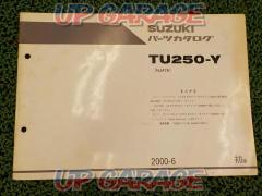 SUZUKI TU250-Y 初版 パーツカタログ