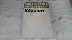 SUZUKI
Parts catalog
GSX250T