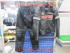 ◎ SIMPSON
Leather Mesh Jacket & Leather Pants Set
L size