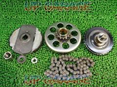 Removed from Passol (year unknown)
Genuine clutch
+
drive gear
+
drive chain
Set