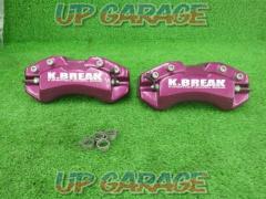 K.BREAK
Caliper cover
For the front left and right set