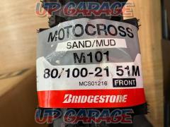 Bridgestone Corporation
MOTOCROSS
M101
80 / 100-21
MCS01216
off road bias tire for motorcycle