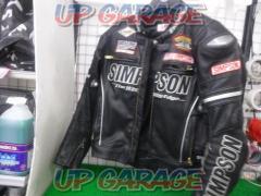 □Campaign special price! SIMPSON premium PU leather jacket