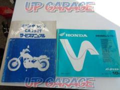 HONDA (Honda)
Reburu
MC 13
CA 250 T
Service Manual
Parts list
Set