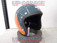 TT&CO セブンティーズライン ジェットヘルメット ヴィンテージブルー 【TT05】 フリーサイズ(57-58cm)