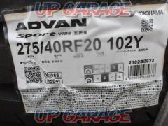 YOKOHAMA
ADVAN
SPORT
VIOS
ZPS
275 / 40-20
With label
Manufactured in 2022
New tires Set of 2