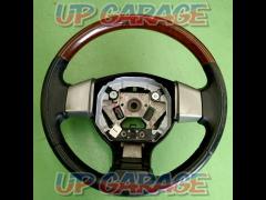 *Price reduced! Tiida
Axis/C11 Nissan genuine
Woodgrain/genuine leather-wrapped steering wheel