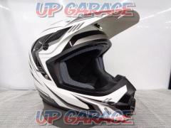 HJC CS-MX2 エッジ オフロードヘルメット サイズ:M(57-58cm) ホワイト/ブラック