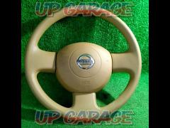 ※Massively discounted※
[K12
march nissan genuine
Steering
beige