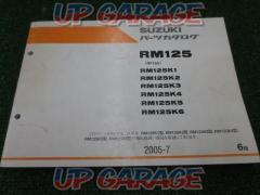SUZUKI parts catalog
RM125 (RF16A)