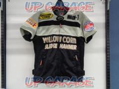 YeLLOW CORN(イエローコーン) BB-5112 メッシュジャケット 半袖 Mサイズ ブラック