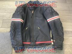 Price reduction GREEDY leather (genuine leather/cowhide) rider's jacket