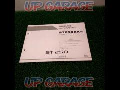 was price cut  SUZUKI
ST250
XK4
Parts catalog