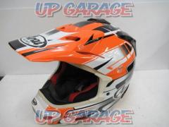 Arai(アライ) V-CROSS オフロードヘルメット ブラック/オレンジ Lサイズ