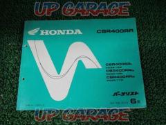 HONDA parts list
CBR400RR (NC29)
Sixth Edition