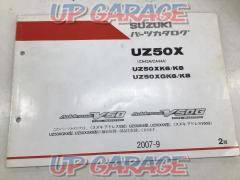Price reduced!!Address V50/GCA42A/44ASUZUKI
Parts catalog
UZ50X