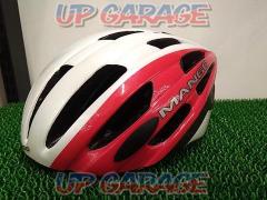 サイズ52-58 MANGO VIRTUS サイクルヘルメット CE EN1078規格 ホワイト/レッド
