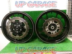 Price reduced!ZRX1200DAEG(Final
(Removed from Edition) KAWASAKI genuine
Wheel Set before and after