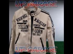 was price cut 
Size: LL
YeLLOW
CORN
Fake leather jacket
YB-6312