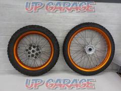 YAMAHA genuine wheel front and rear set
Tricker