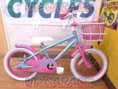 CBA(サイクルベースあさひ) DULLY GIRL 16インチ シングルギア キッズ自転車 ターコイズ/ピンク