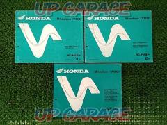 HONDA (Honda)
Shadow (750)
Parts list