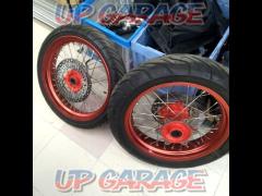 was price cut 
HONDA
XR250
Motard
RK
Genuine EXCEL product
Wheel
Set before and after