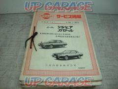 Nissan
Sylvia / Gazeru
S110 type
Service weekly report
8 books set