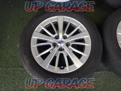 Subaru genuine impreza sport
Silver wheel + DUNLOPVEURO
VE304