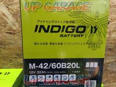 INDIGO(インディゴ) カーバッテリー M-42/60B20L アイドリングストップ車対応