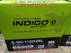 INDIGO(インディゴ) カーバッテリー S-95/115D26L アイドリングストップ車対応